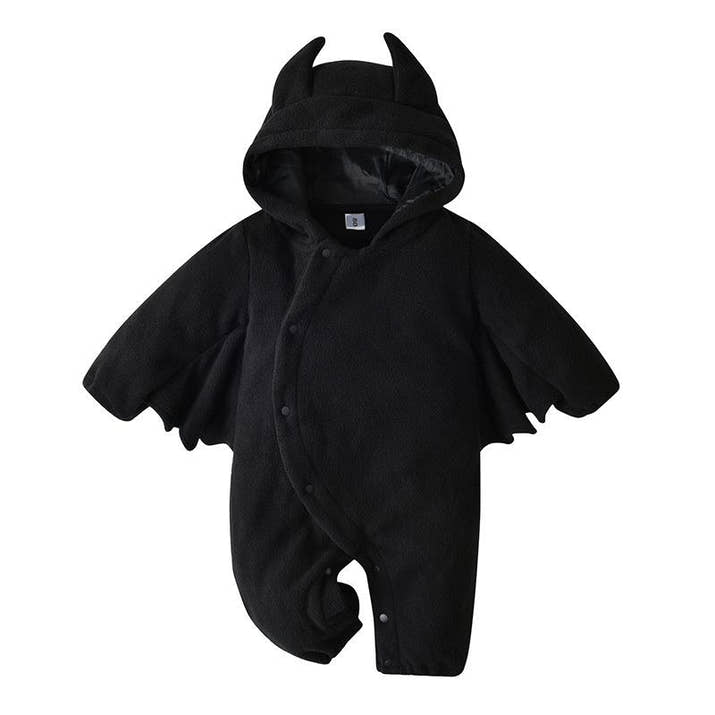 Baby Bat Hooded Romper