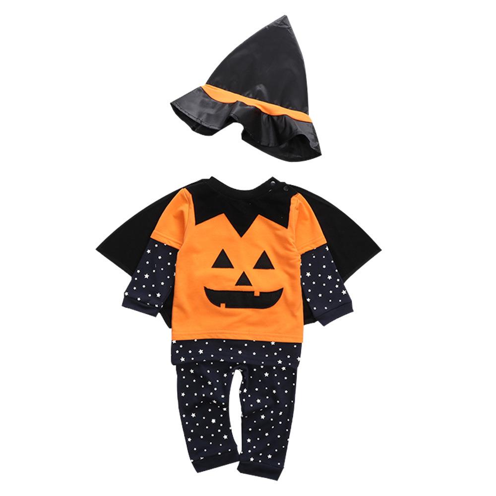 Pumpkin Witch Baby Costume Set