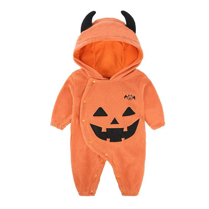 Pumpkin Face Baby Costume Jumpsuit