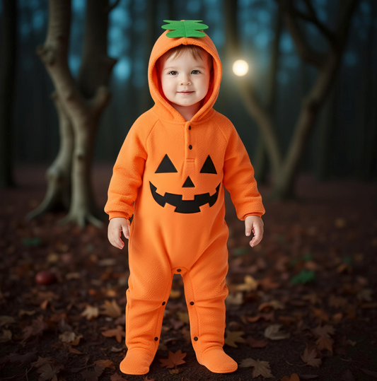 Pumpkin Stem Baby Costume Jumpsuit